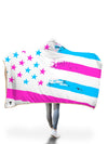 Neon Flag Hooded Blanket Hooded Blanket Electro Threads
