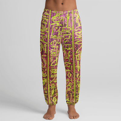 NEON GLYPHS Unisex Relaxed Sweatpant Electro Threads