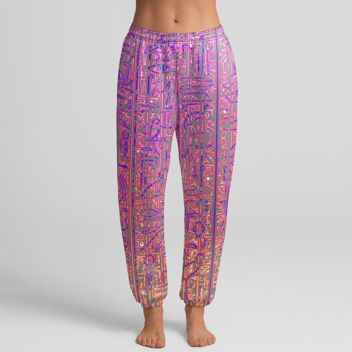 NEON GLYPHS V2 Unisex Relaxed Sweatpant Electro Threads 