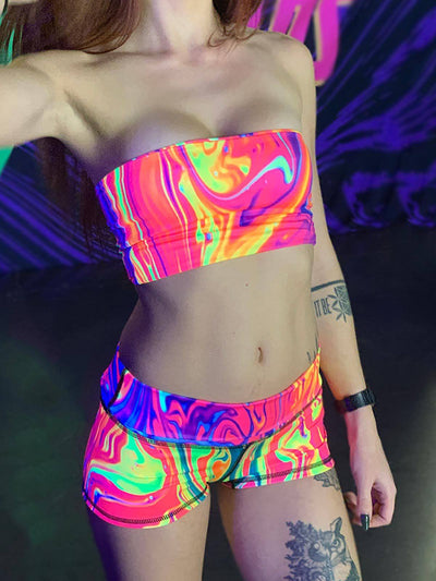 Neon Nuclear Tube Top Tube Top T6