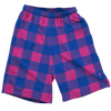 Neon Pink & Blue Shorts Mens Shorts T6