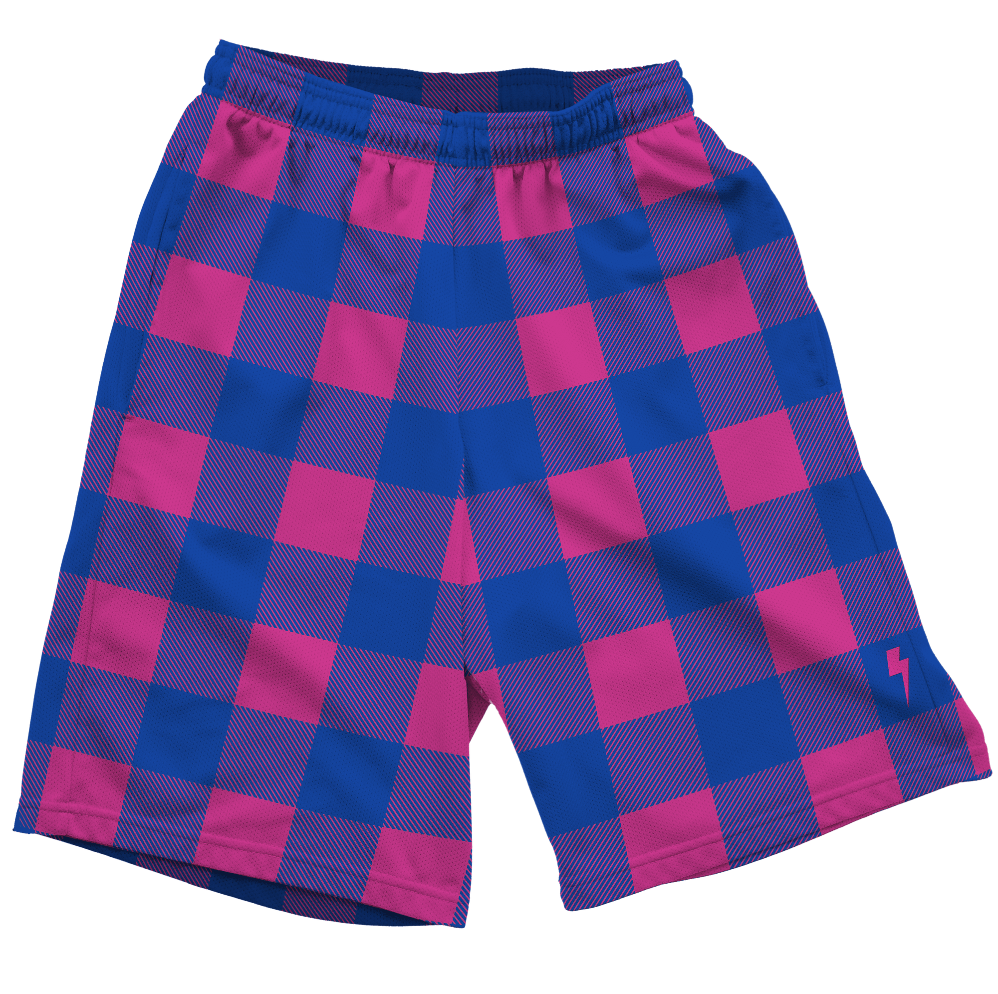 Neon Pink & Blue Shorts Mens Shorts T6 