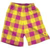 Neon Pink & Yellow Shorts Mens Shorts T6
