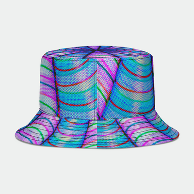 Neon Rabbit Hole 2 Bucket Hat Electro Threads