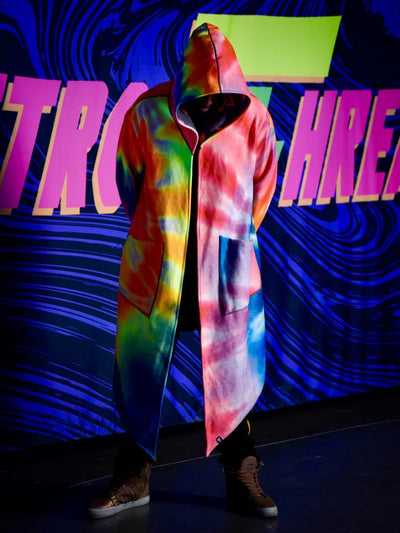 Neon Rainbow TieDye Affinity Cloak Affinity Cloak Electro Threads