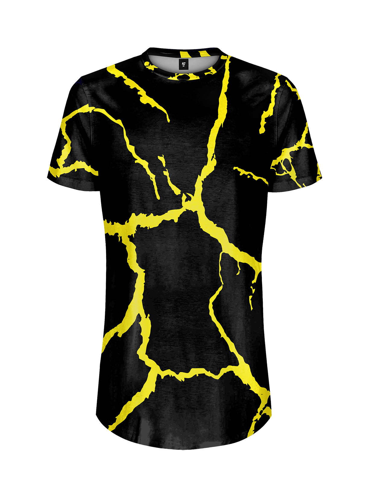 Rusland Doven Bukser Neon Shock Yellow Tall Tee - Electro Threads