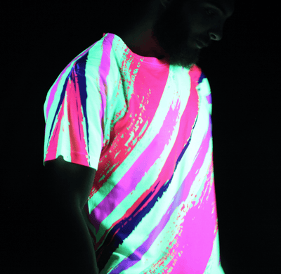 Neon Slasher Unisex Crew T-Shirts Electro Threads