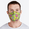 NEON SMILE CITY Face Mask Electro Threads