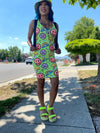 Neon Smile City Mini dress Sexy Motion Bodycon Dress Electro Threads