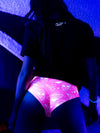 Neon Space Drip (Pink) Booty Shorts Booty Shorts Electro Threads