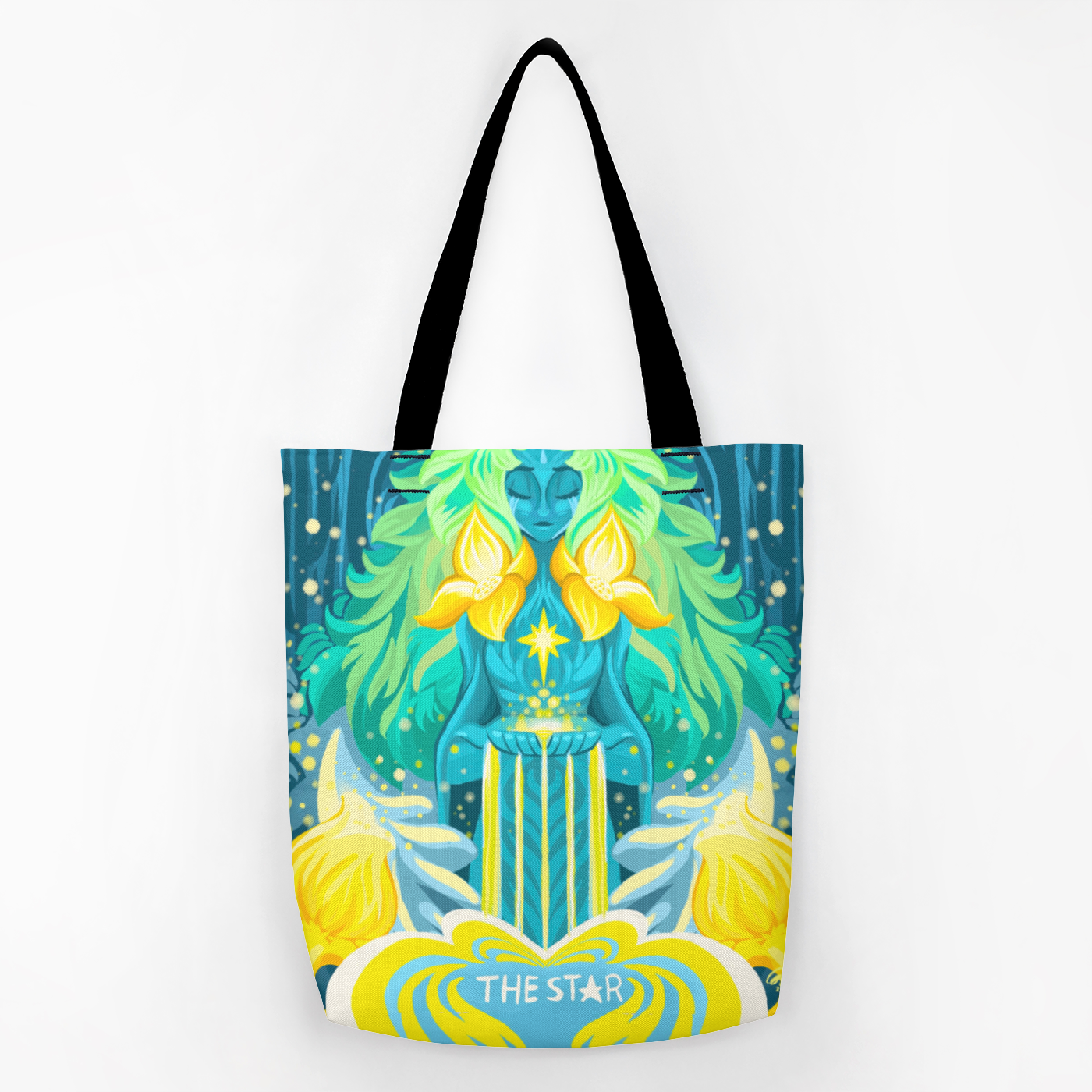 NEON STAR Tote Bag Electro Threads 