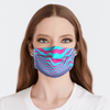 NEON WAVY Face Mask Electro Threads