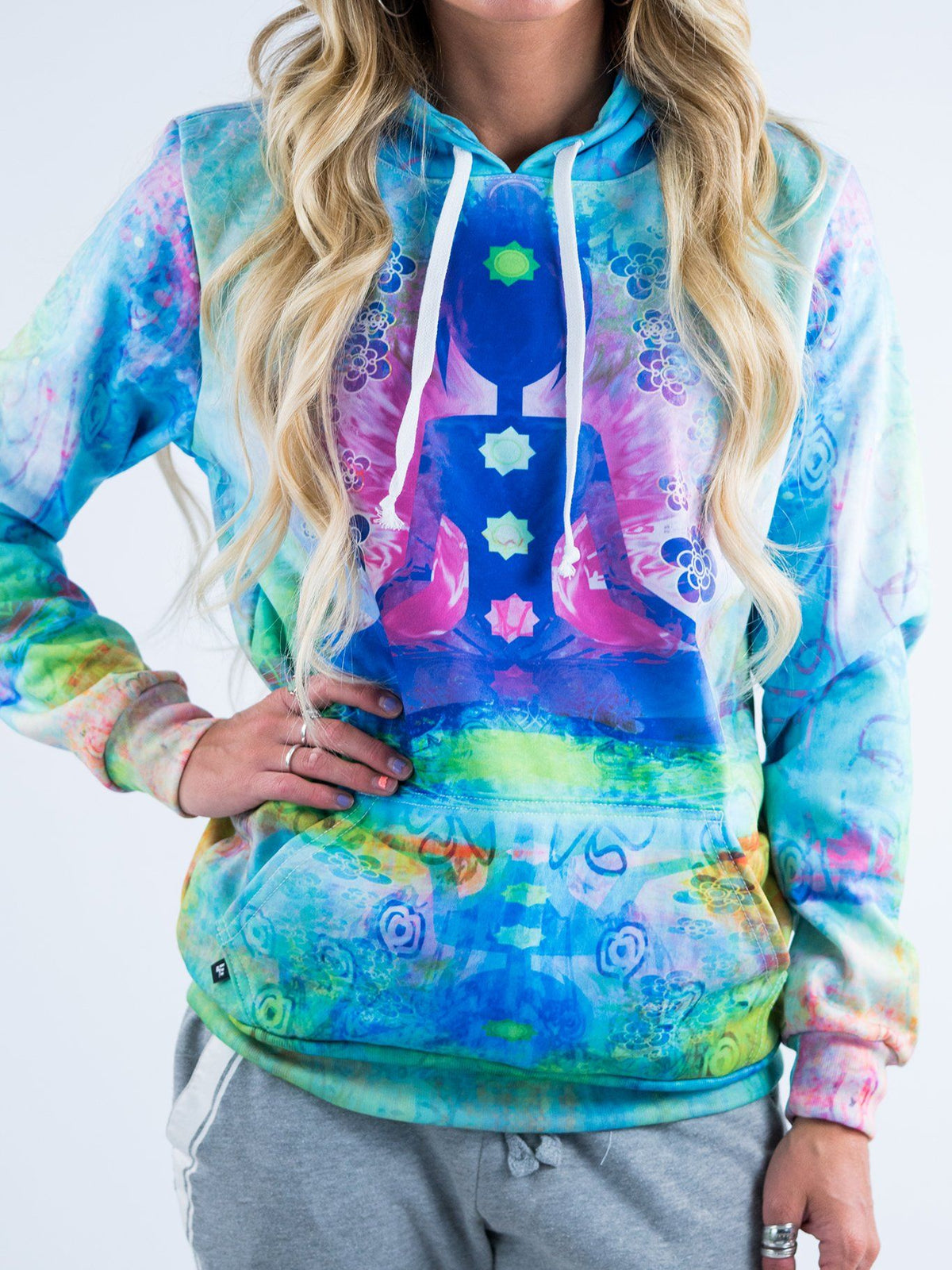 Pastel Chakra Unisex Hoodie - Electro Threads