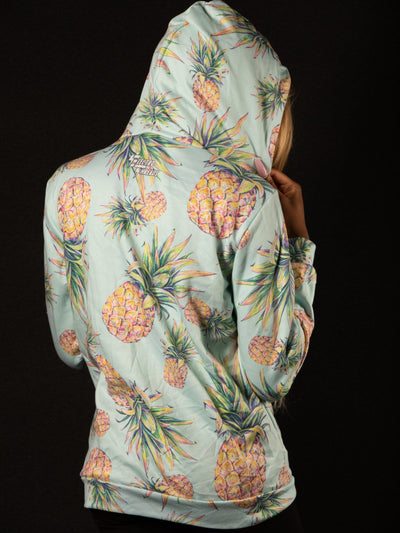 Pastel Pineapple Unisex Hoodie Pullover Hoodies Electro Threads