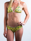 Pineapple Bikini Top Bikini Tops T6 XXS Yellow