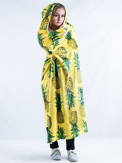 Pineapple Hooded Blanket Hooded Blanket Electro Threads