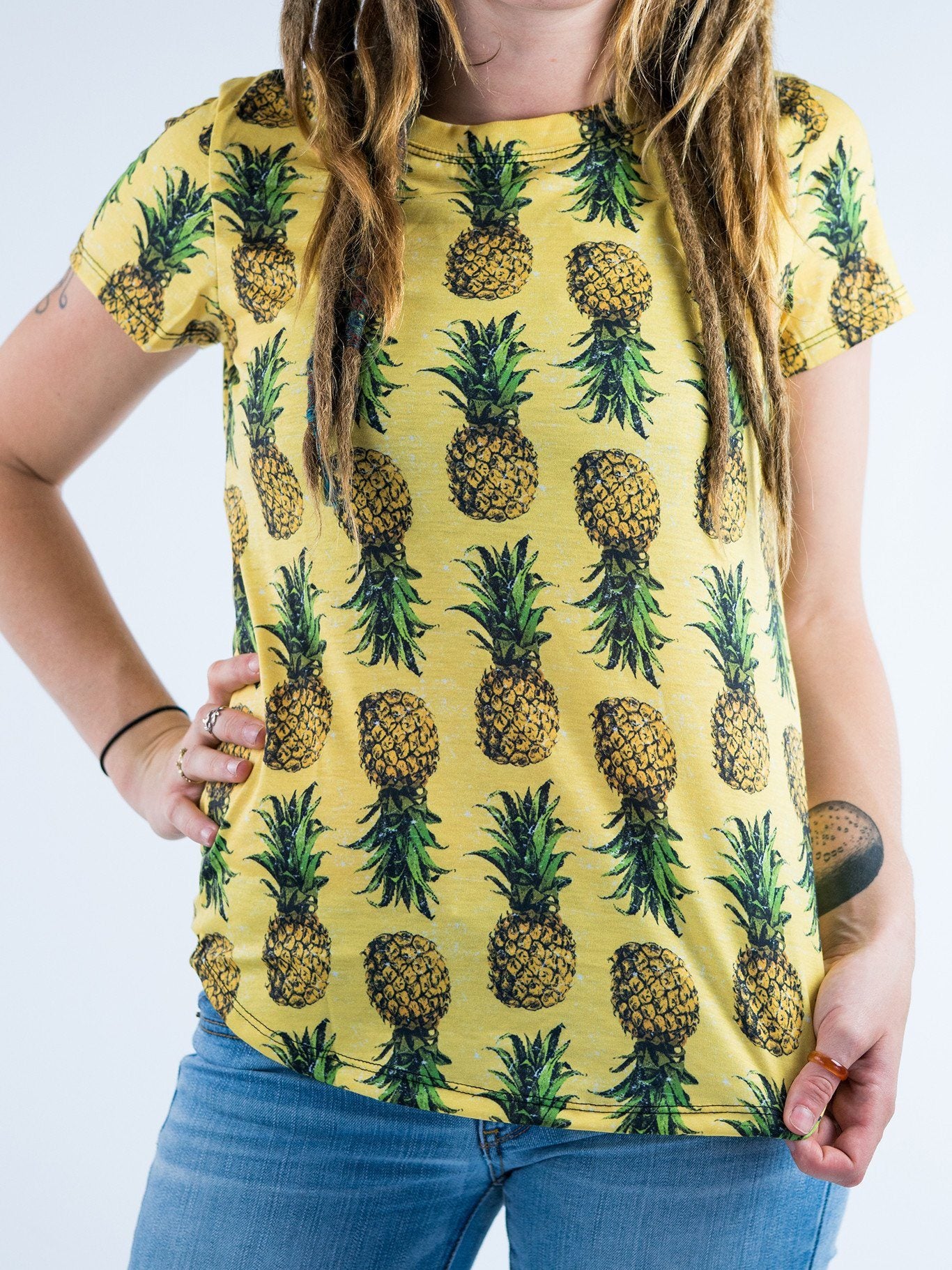 Pineapple Women's Crew T-Shirts T6 