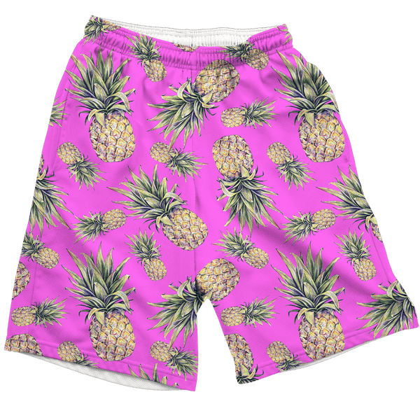 Pink Pineapple Shorts - Electro Threads