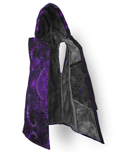 Platonic Mandala V2 Purple Cyber Cloak Cyber Cloak TCG Sleeveless-No Bag XX-Small Cosmic Fur (Grey)
