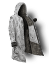 Platonic Mandala V2 White Cyber Cloak Cyber Cloak Electro Threads Long Sleeve-No Bag XX-Small Cosmic Fur (Grey)