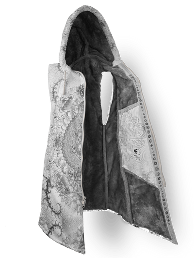 Platonic Mandala V2 White Cyber Cloak Cyber Cloak TCG Sleeveless-No Bag XX-Small Cosmic Fur (Grey)
