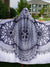 Platonic Mandala White Hooded Blanket Hooded Blanket Electro Threads 