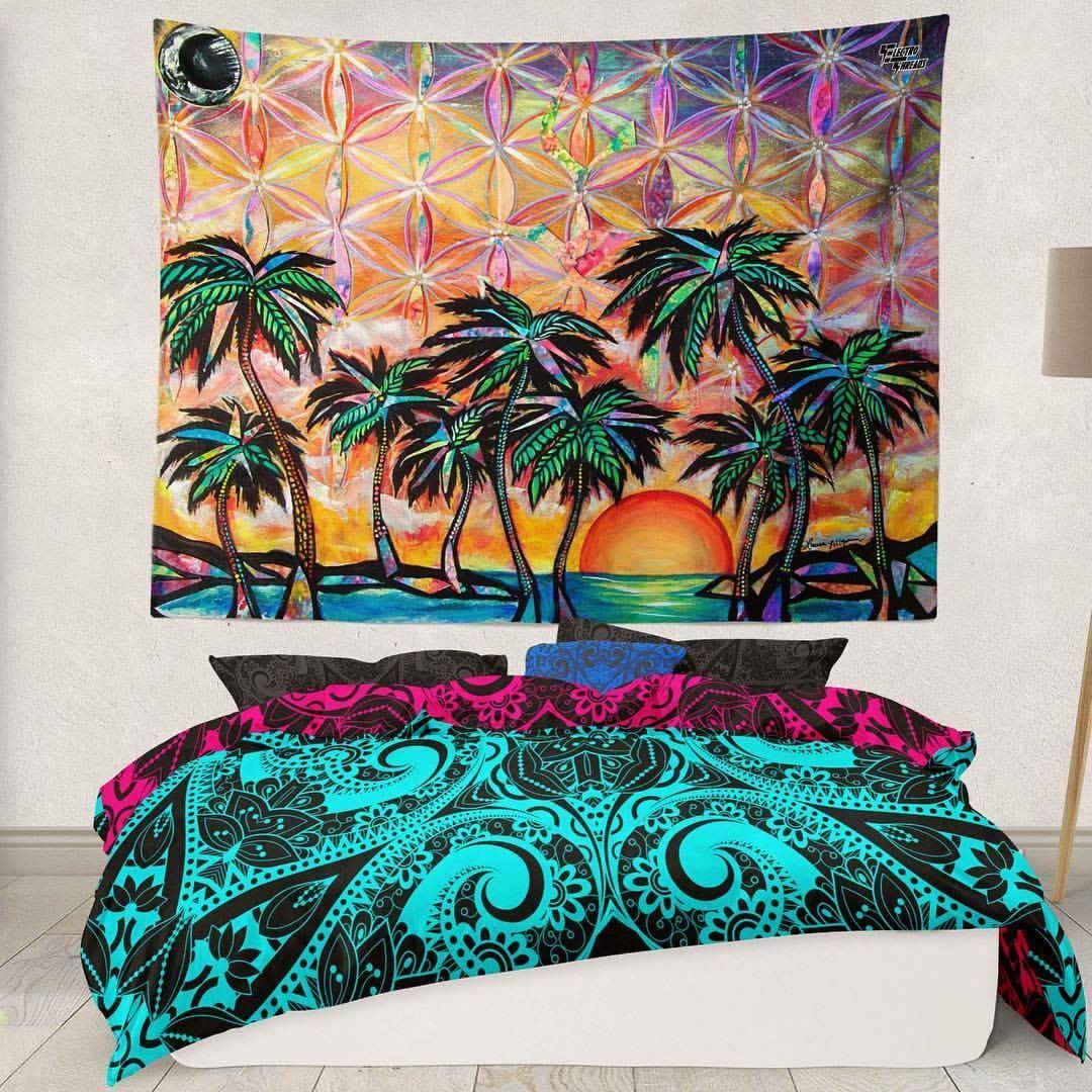 Playa Dreams Wall Tapestry Tapestry Electro Threads 