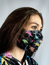 Pre-Historic Drip Crushed Velvet Face Mask Face Masks Electro Threads