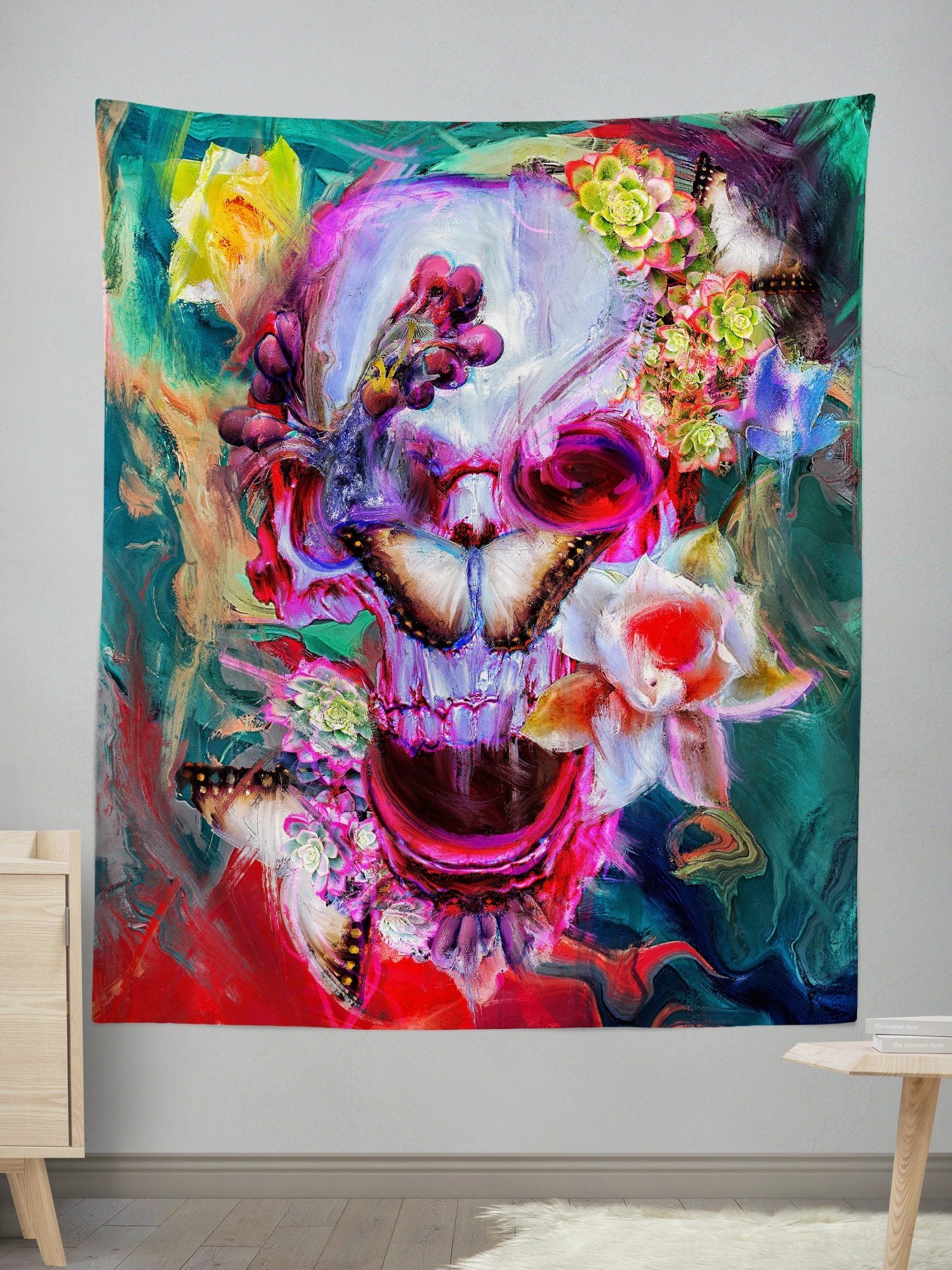 Precipice Wall Tapestry Tapestry Electro Threads 