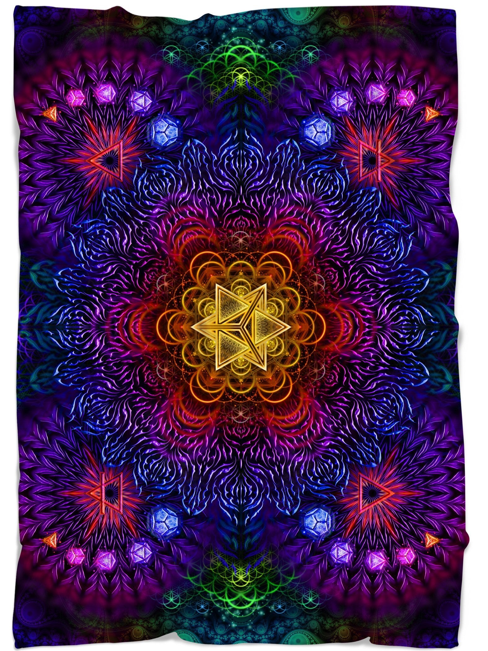 Psychedelic Awakening Blanket Blanket Electro Threads 