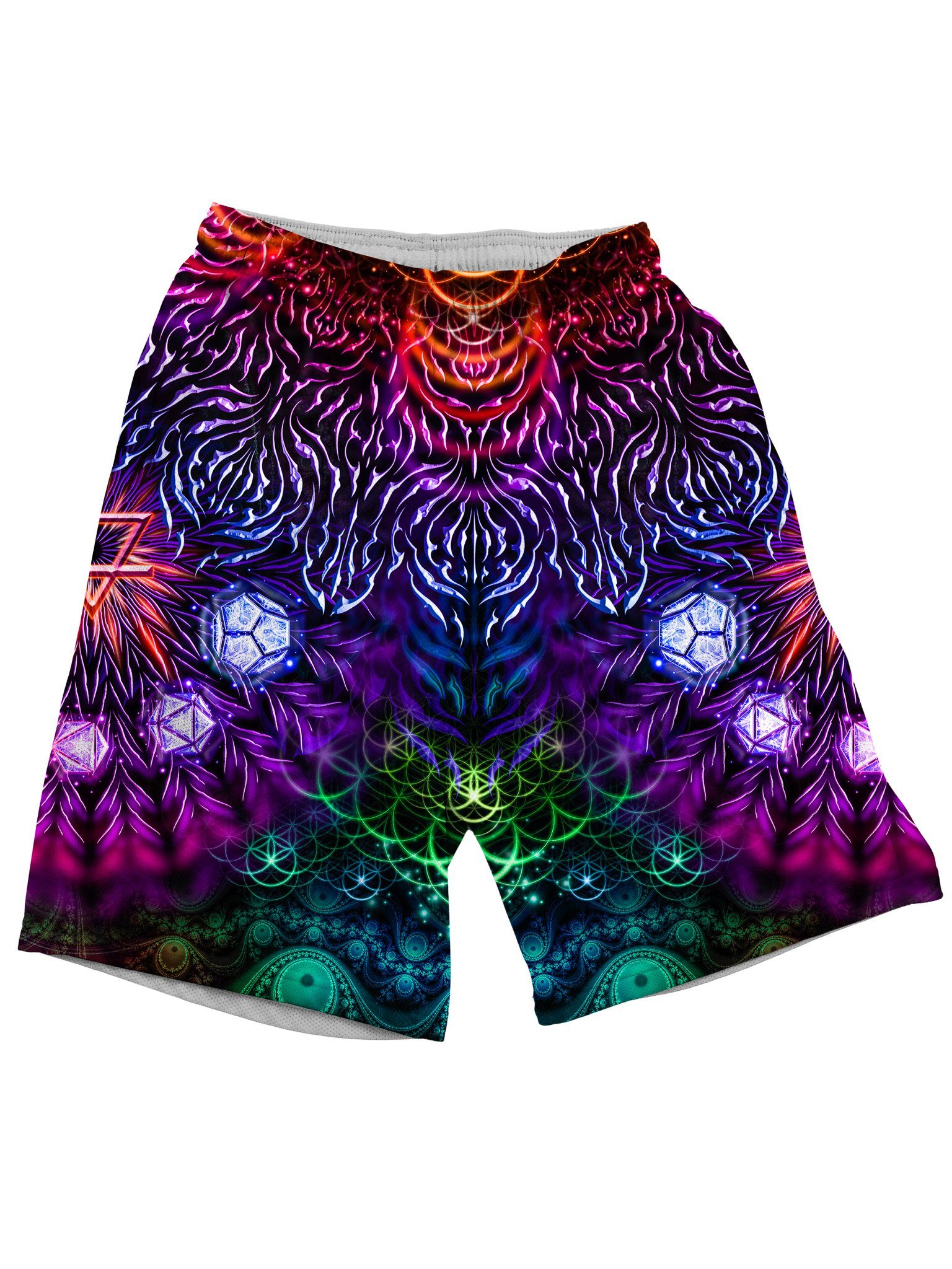 Geometric Graffiti Psychedelic Men's Shorts