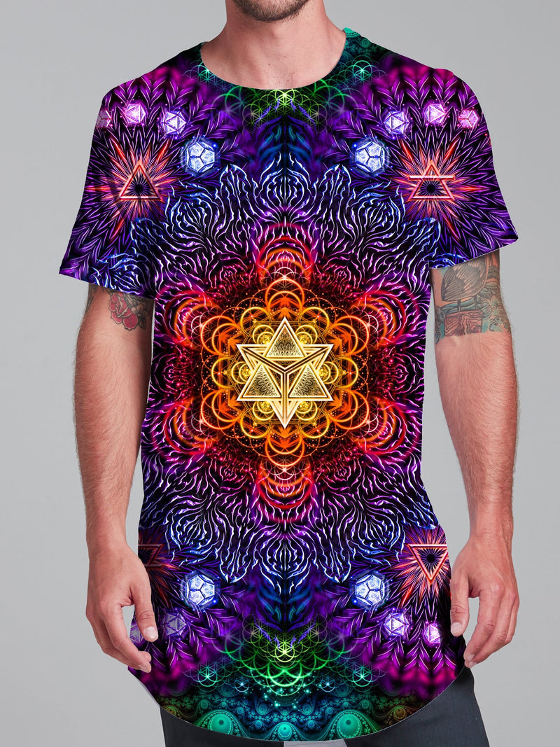 Psychedelic Awakening Tall Tee Mens Tall Tee Electro Threads 