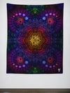 Psychedelic Awakening Tapestry Tapestry Electro Threads