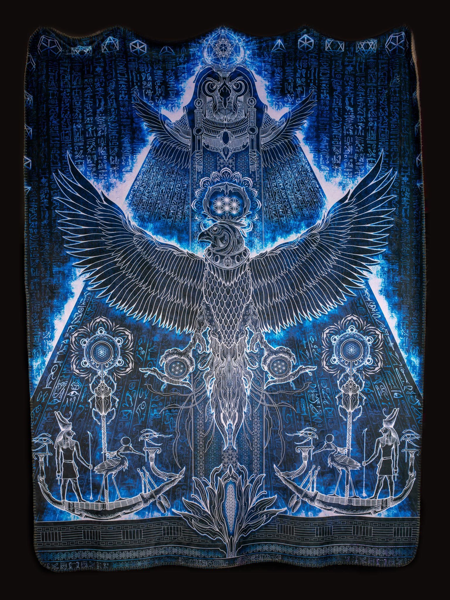 Ra Rising (Electric Flame) Blanket Blanket Electro Threads 