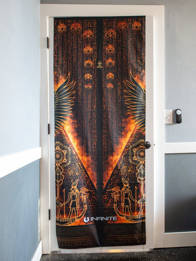 Ra Rising (Gold) Door Cover Door Cover Electro Threads