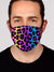 Rainbow Leopard Face Mask Face Masks Electro Threads 
