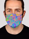 Rainbow Sherbet Face Mask Face Masks Electro Threads