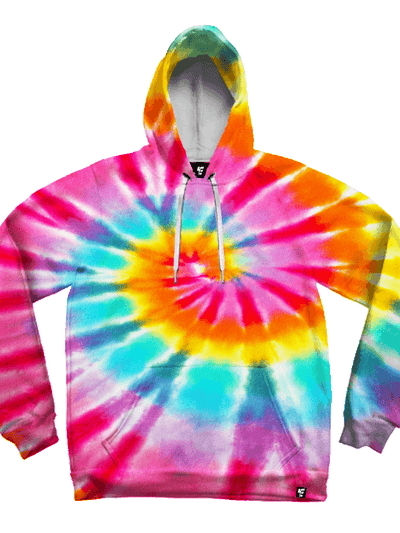 Rainbow Tie Dye Unisex Hoodie Pullover Hoodies T6