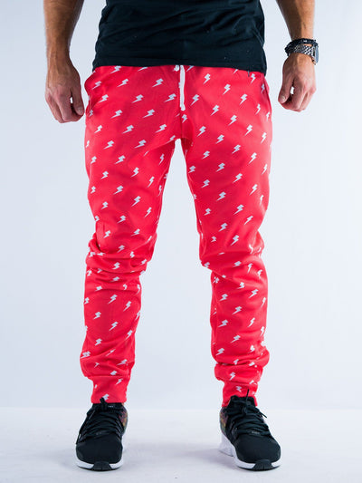 Red Electro Unisex Joggers Jogger Pant T6