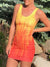 Retro Fire Mini Dress Dress T6 