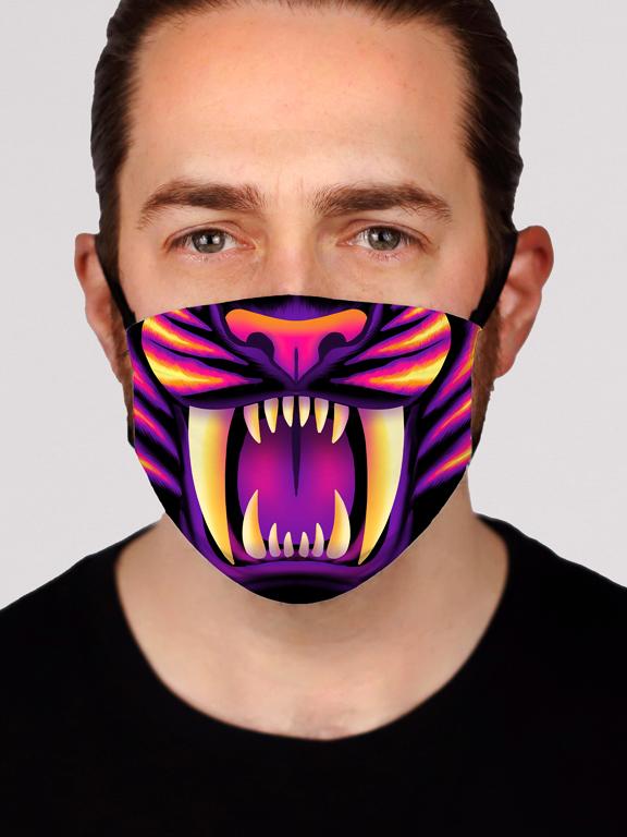 Sabertooth Face Mask Electro Threads 