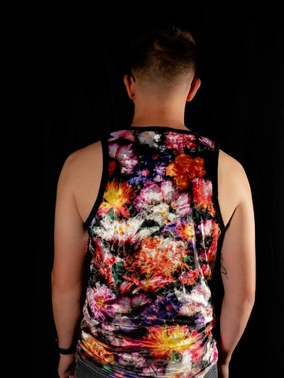 Sacred Bloom Unisex Tank Top Tank Tops Electro Threads