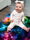 Space Art Baby Blanket Baby Blanket Electro Threads