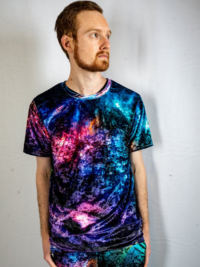 Space Art Unisex Crew T-Shirts Electro Threads