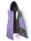 Space Cat Drip Cyber Cloak Cyber Cloak TCG Sleeveless-No Bag XX-Small Cosmic Fur (Grey)