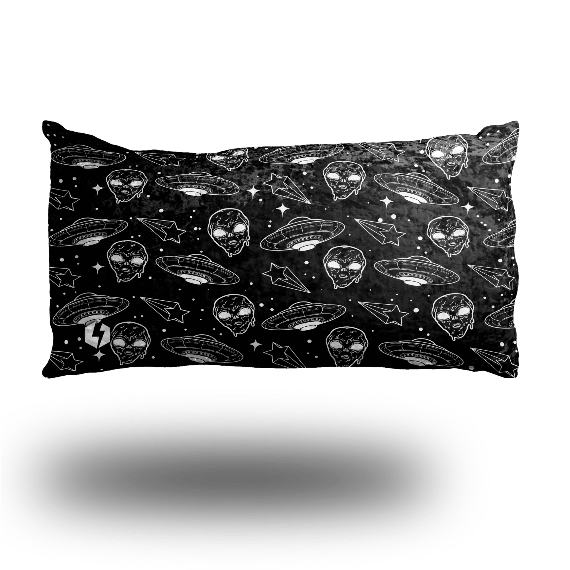 Space Drip Fitted Decor Pillowcase Pillowcase Brizbazaar STANDARD CRUSHED VELVET 