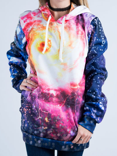 Space Hole Unisex Hoodie Pullover Hoodies T6 X-Small Pink Pullover Hoodie