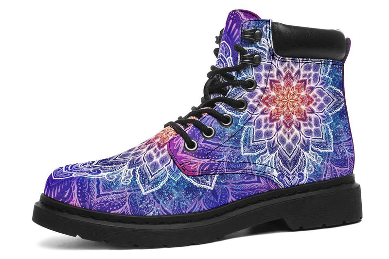 Spark Of Joy Mandala Classicvibeboots YWF Women's Classic Vibe Boots Black Sole US 4.5 / EU35