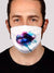 Splattered Lips Face Mask Face Masks Electro Threads 