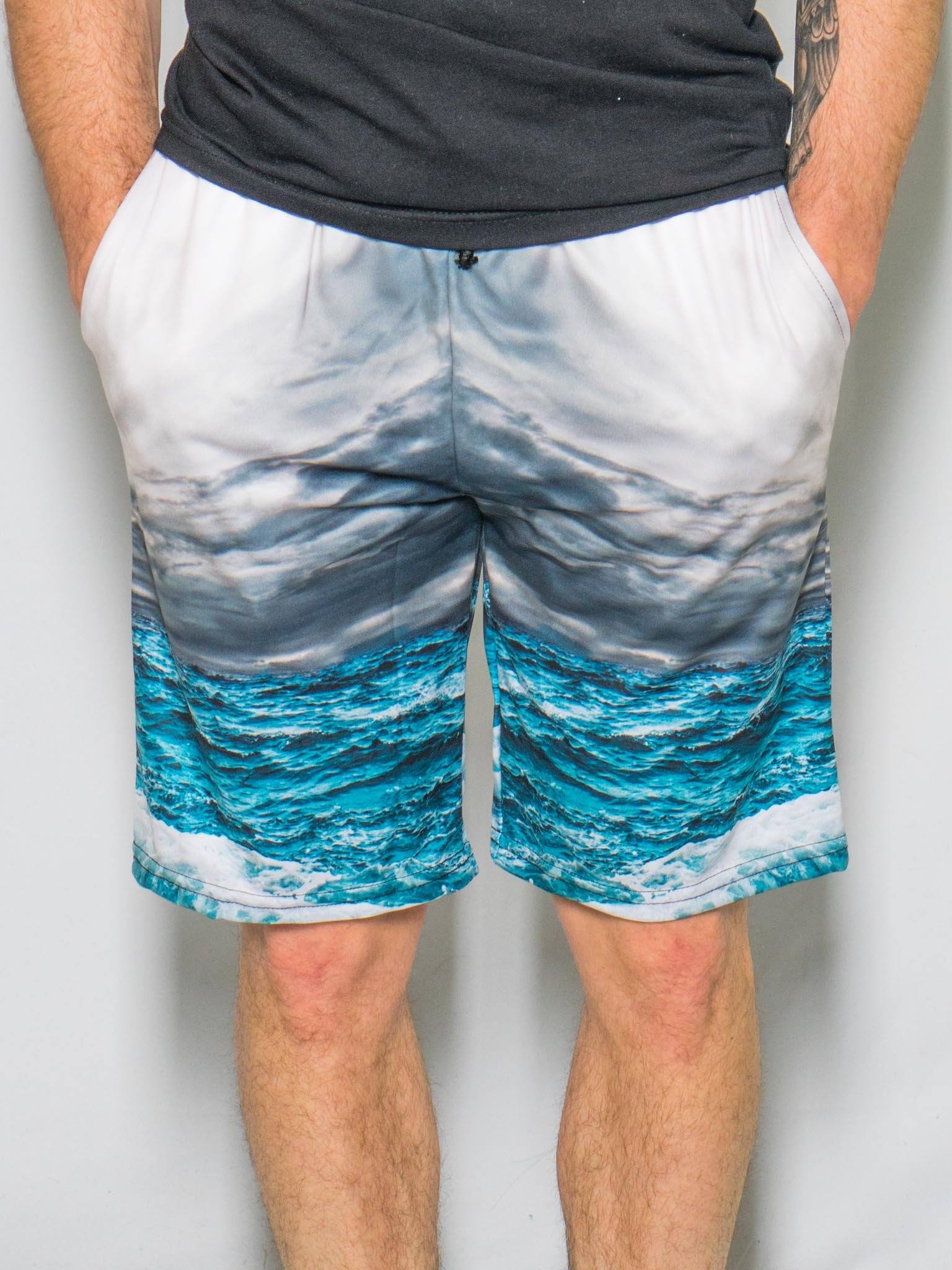 Stormy Ocean Shorts Mens Shorts T6 